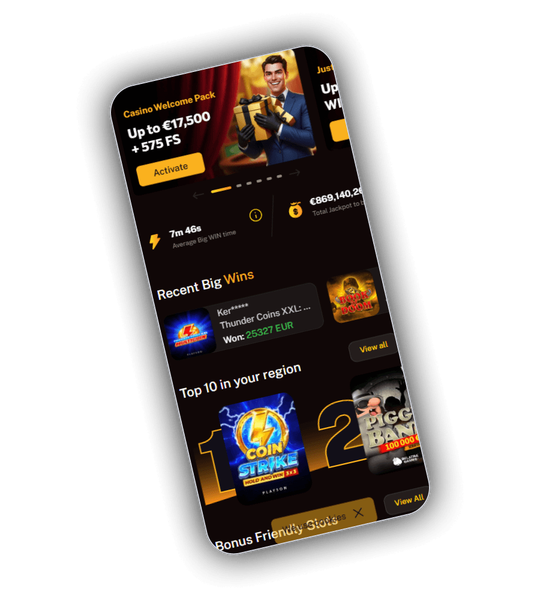 Voorvertoning van de Wild Royal-lobby met een gouden koninklijke interface en jackpotinformatie.